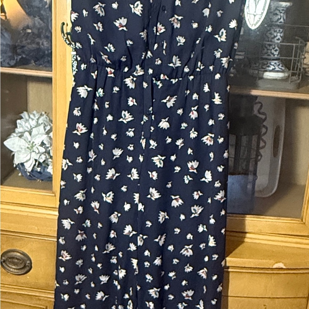 Collective Concepts Navy Floral Maxi Dress